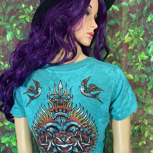 Affliction Women’s T-Shirt - Picture 2 of 10